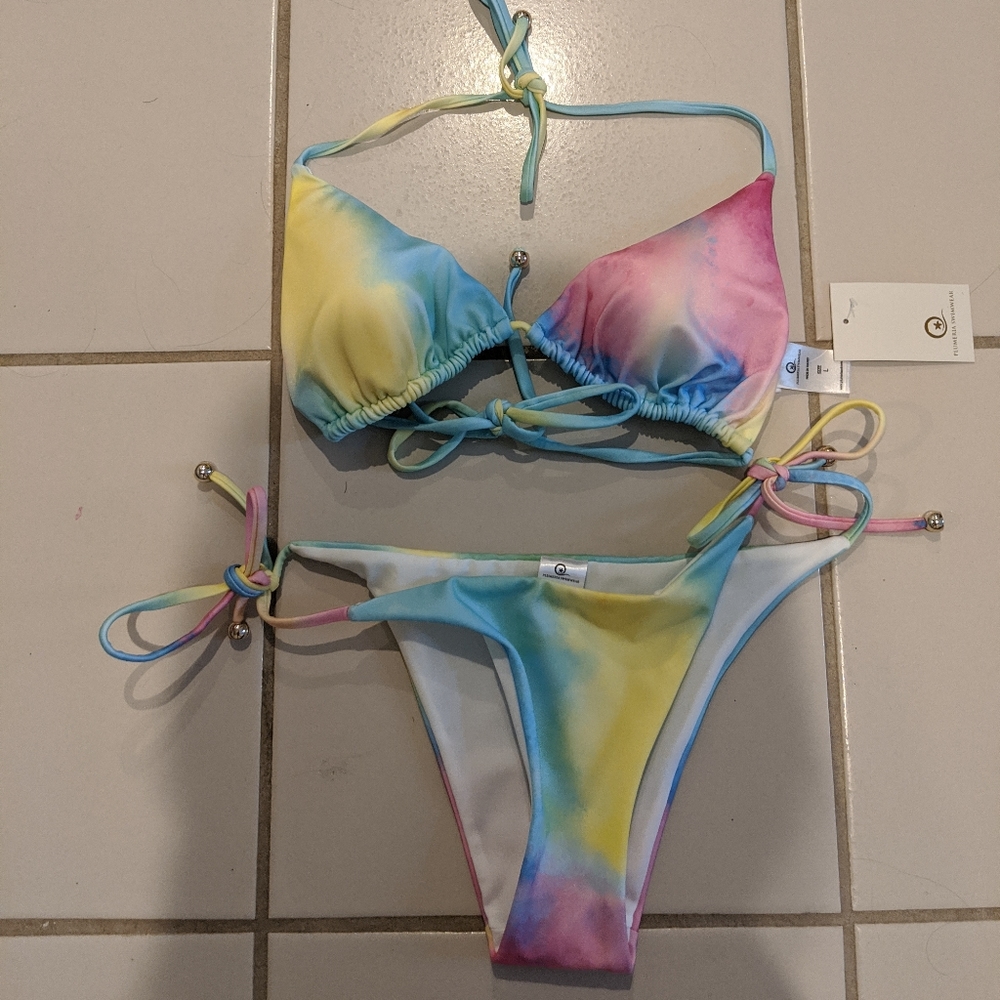 Plumeria Bikini Small bottom large top
